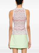 Missoni Zigzag Pattern Sleeveless Top