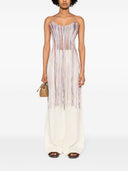 Missoni Beachwear Pre Fringed Striped Top