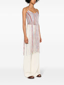 Missoni Beachwear Pre Fringed Striped Top