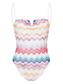 Missoni Beachwear Pre Zigzag Pattern Swimsuit