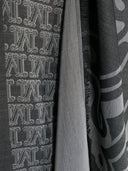 Max Mara Logo Silk Blend Foulard