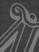 Max Mara Logo Silk Blend Foulard