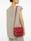 Jil Sander Coin Medium Leather Crossbody Bag