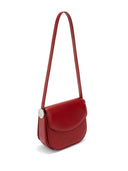 Jil Sander Coin Medium Leather Crossbody Bag