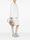 Jil Sander Coin Leather Medium Crossbody Bag