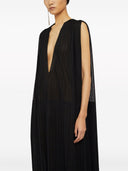 Jil Sander Silk Pleated Dress