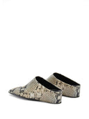 Jil Schleiferledermaultier mit Pythondruck