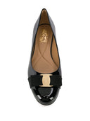 Ferragamo Varina Leather Ballet Flats