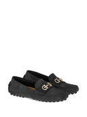 Ferragamo Gancini lederen loafers