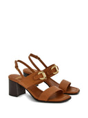 Ferragamo Gancini Leather Sandals