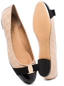 Ferragamo Varina Leather Ballet Flats