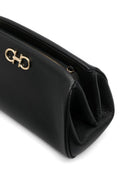 Ferragamo Gancini Leather Clutch