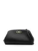 Ferragamo Gancini Leather Clutch