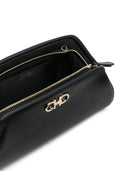Ferragamo Gancini Leather Clutch