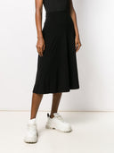 Norma Kamali Flared Midi Skirt