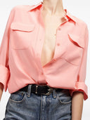 Equipment Slim Fit Silk Shirt