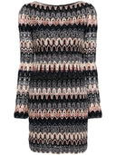 Missoni Zickzack Muster kurzes Kleid