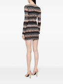 Missoni Zickzack Muster kurzes Kleid
