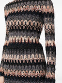 Missoni Zickzack Muster kurzes Kleid