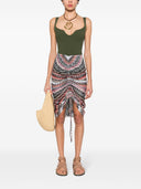 Missoni Gathered Mini Skirt