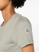 Moncler Logo Baumwoll -T -Shirt