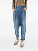 Brunello Cucinelli Elasticated Waistband Denim Jeans