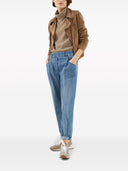 Brunello Cucinelli Elasticated Waistband Denim Jeans