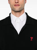 Ami Paris Ami De Coeur Organic Cotton Polo Shirt
