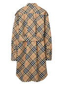Burberry Check Motiv Cotton Shirt Dress