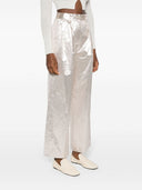 Forte Forte Wide Bein Lurex -Tafthosen