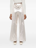 Forte Forte Wide Bein Lurex -Tafthosen
