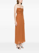 Forte Forte Silk And Crystals Bustier Dress
