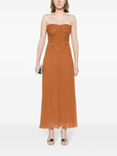 Forte Forte Silk And Crystals Bustier Dress