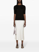 Wild Cashmere Silk And Cashmere Blend Half Sleeve Sweater