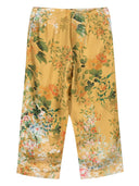 Pierre Louis Mascia Printed Silk Trousers