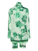 F.R.S . Printed Crepe De Chine Shirt