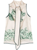 F.R.S . Silk Printed Top
