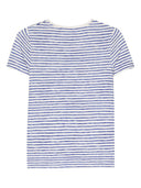 Majestic Striped Linen Blend T Shirt