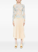 Erika Cavallini Semi Couture Long Sleeve Printed T Shirt