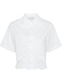 Ermanno Firenze Embroidered Cotton Shirt