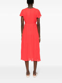 Mmk Pleated Midi Dress
