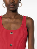 Mmk Buttoned Mini Dress