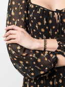 Valentino Garavani V Logo Signature Leather Bracelet