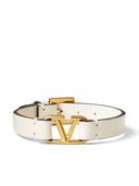 Valentino Garavani V Logo Signature Leather Bracelet