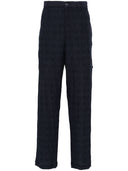 Emporio Armani Check Motif Trousers