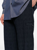 Emporio Armani Check Motif Trousers