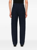 Emporio Armani Check Motif Trousers