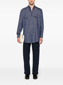 Emporio Armani Check Motif Trousers