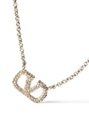 Valentino Garavani V Logo Necklace