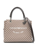 Emporio Armani Allover Logo Tote Bag